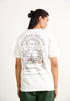 Ellesse tshirt for man אלס חולצה טישרט אוברסייז בצבע לבן לגבר